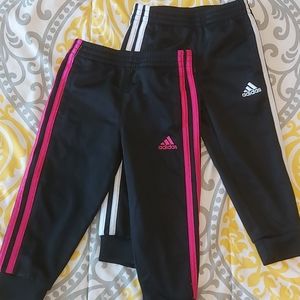 Girls Adidas track pants